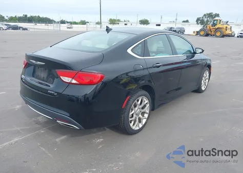 2015 Chrysler 200 C from USA, damaged, VIN 1C3CCCEG5FN593012